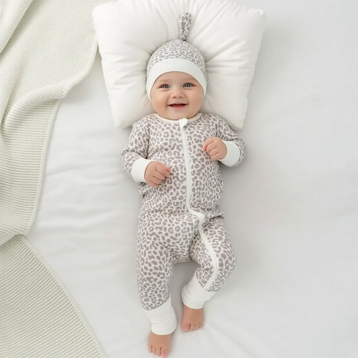 Leopard Sleepsuit