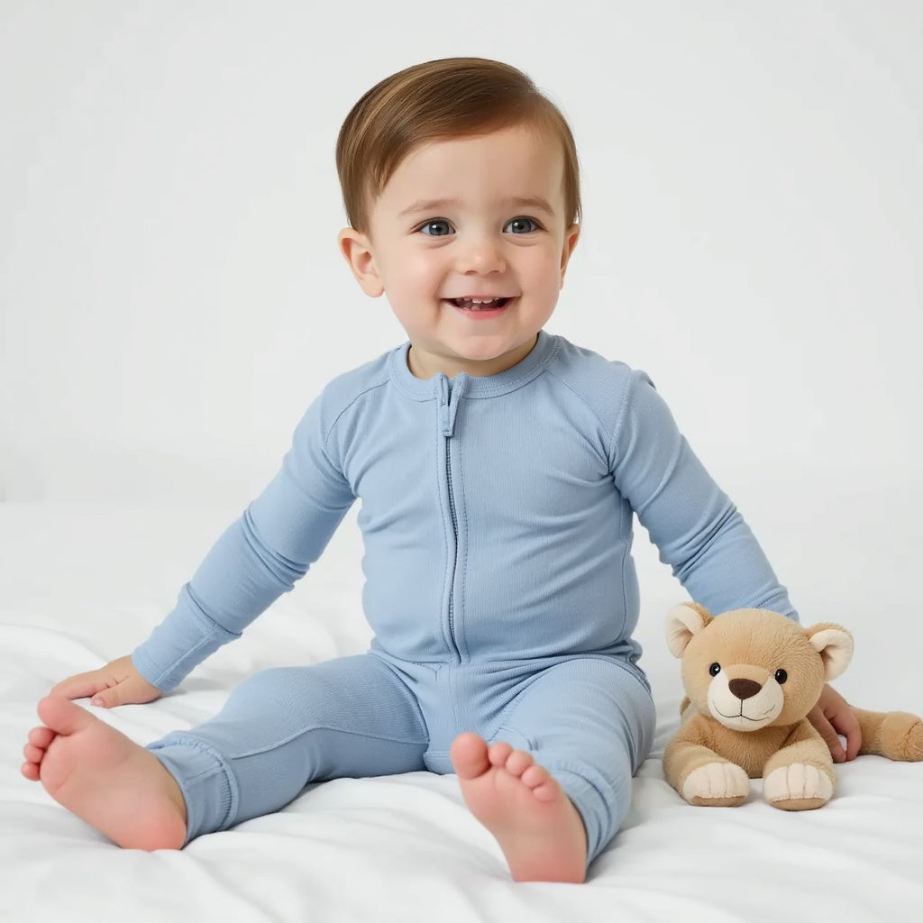 Baby Blue Sleepsuit