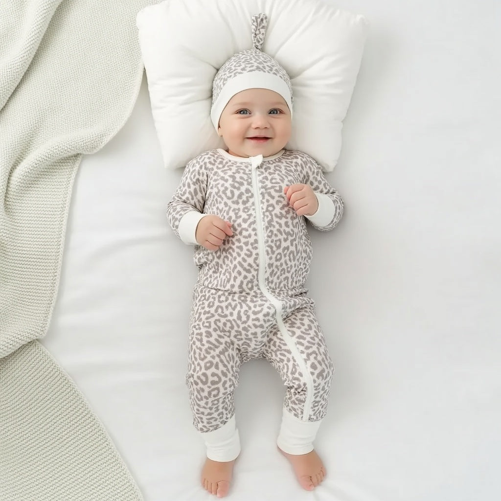 Leopard Sleepsuit