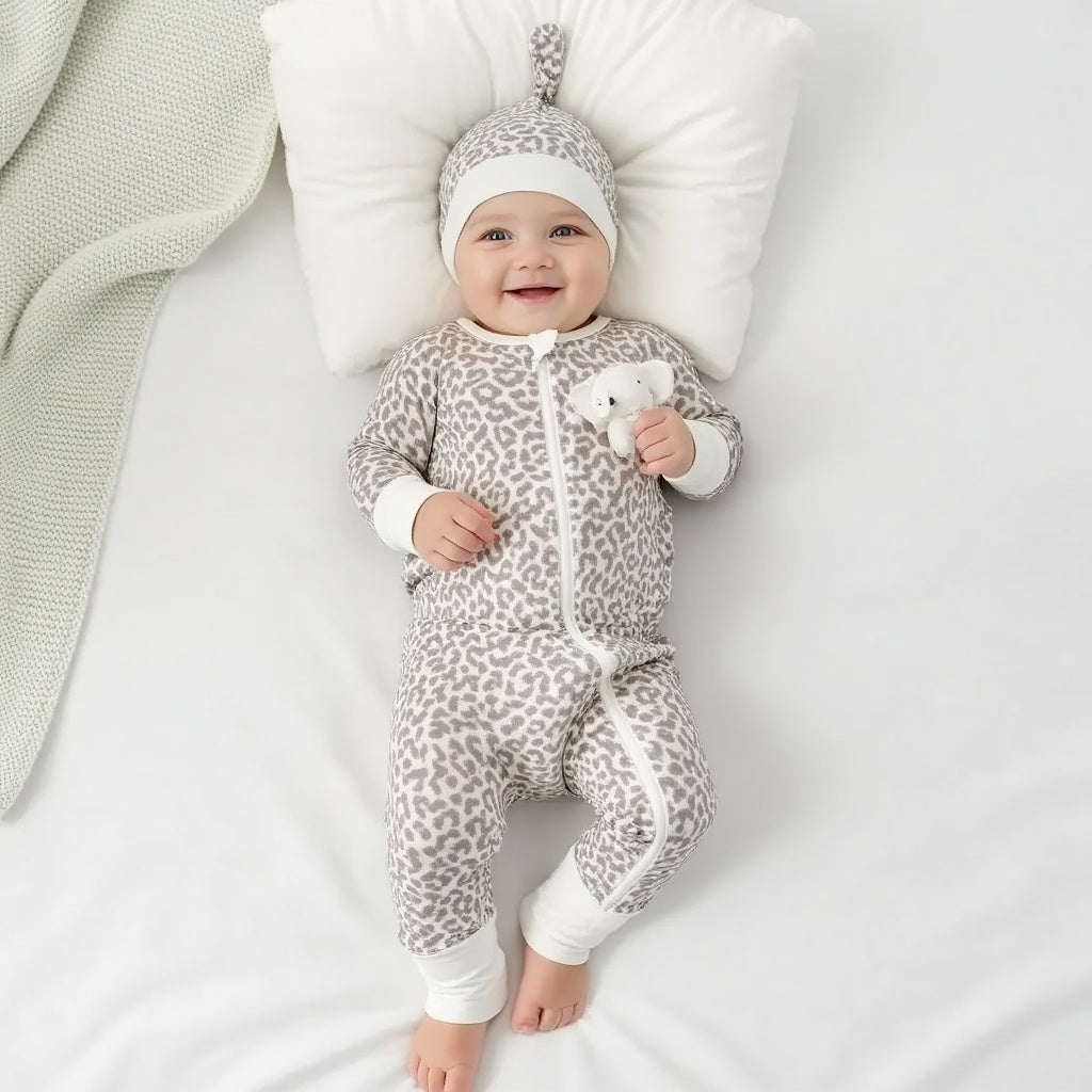 Leopard Sleepsuit